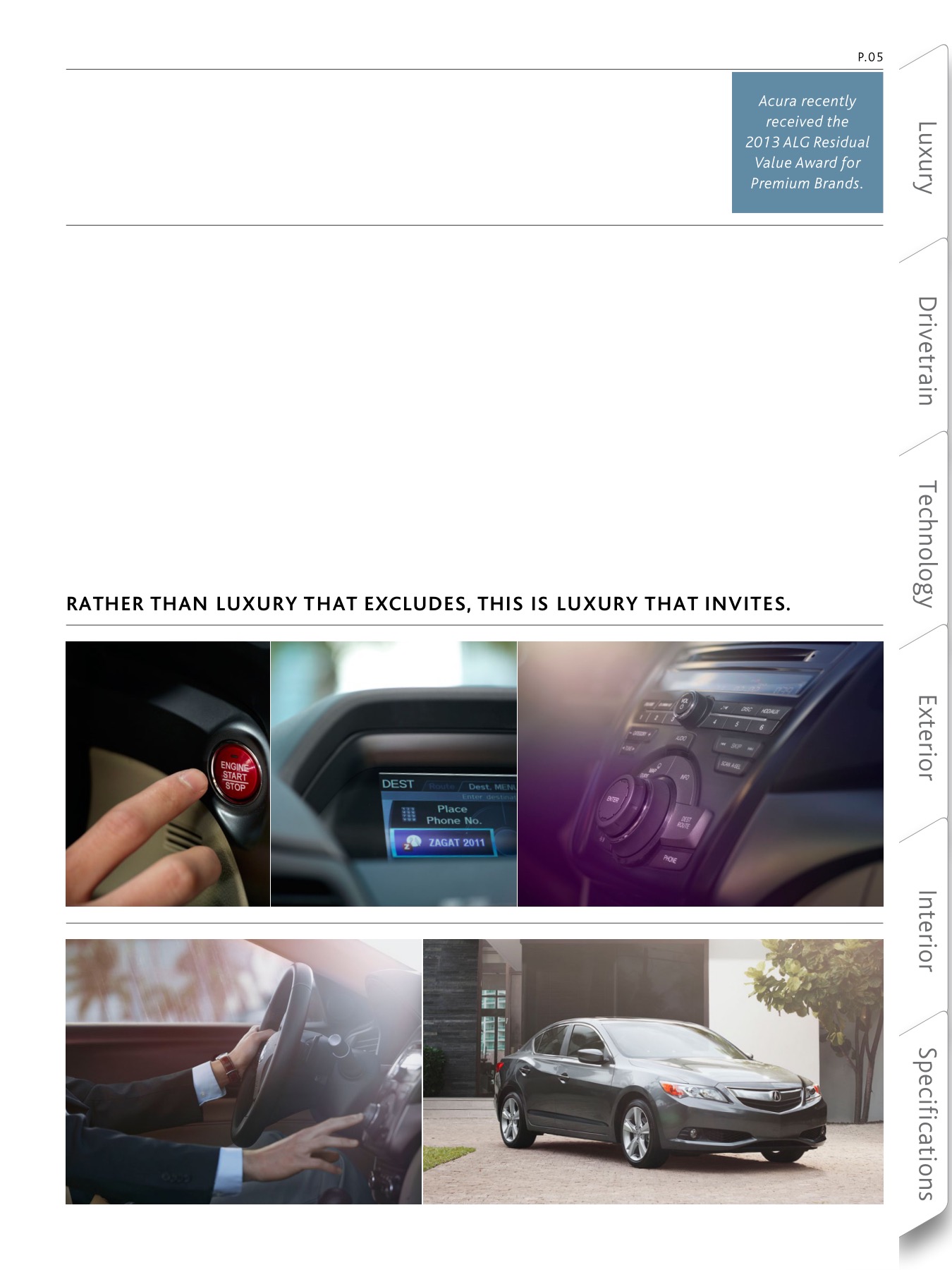 2014 Acura ILX Brochure Page 3